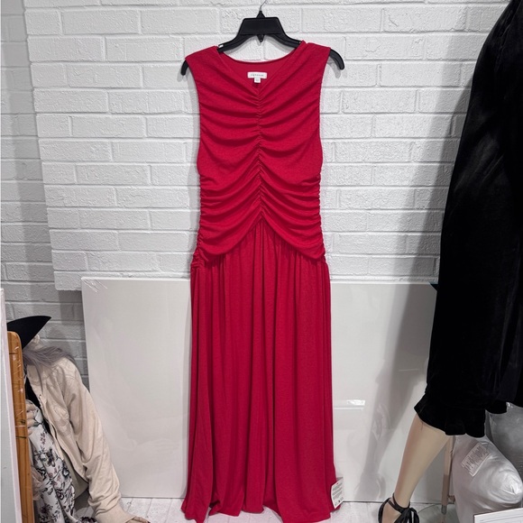 Topshop Red Backless Dress - Picture 2 of 5